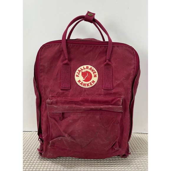 Fjallraven Kanken Backpack School Bag Plum Burgundy Maroon - Picture 1 of 13